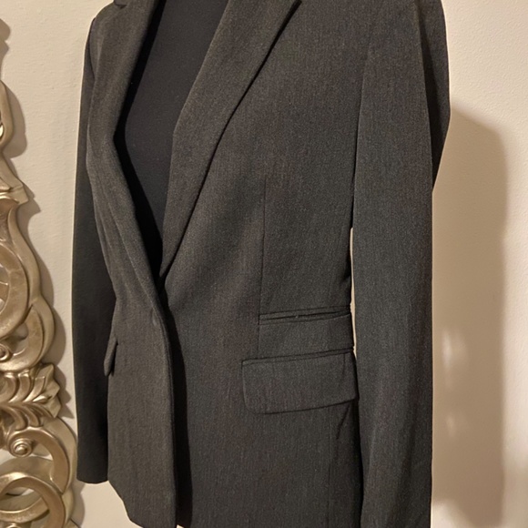 Express Dark Gray Blazer - Picture 3 of 5